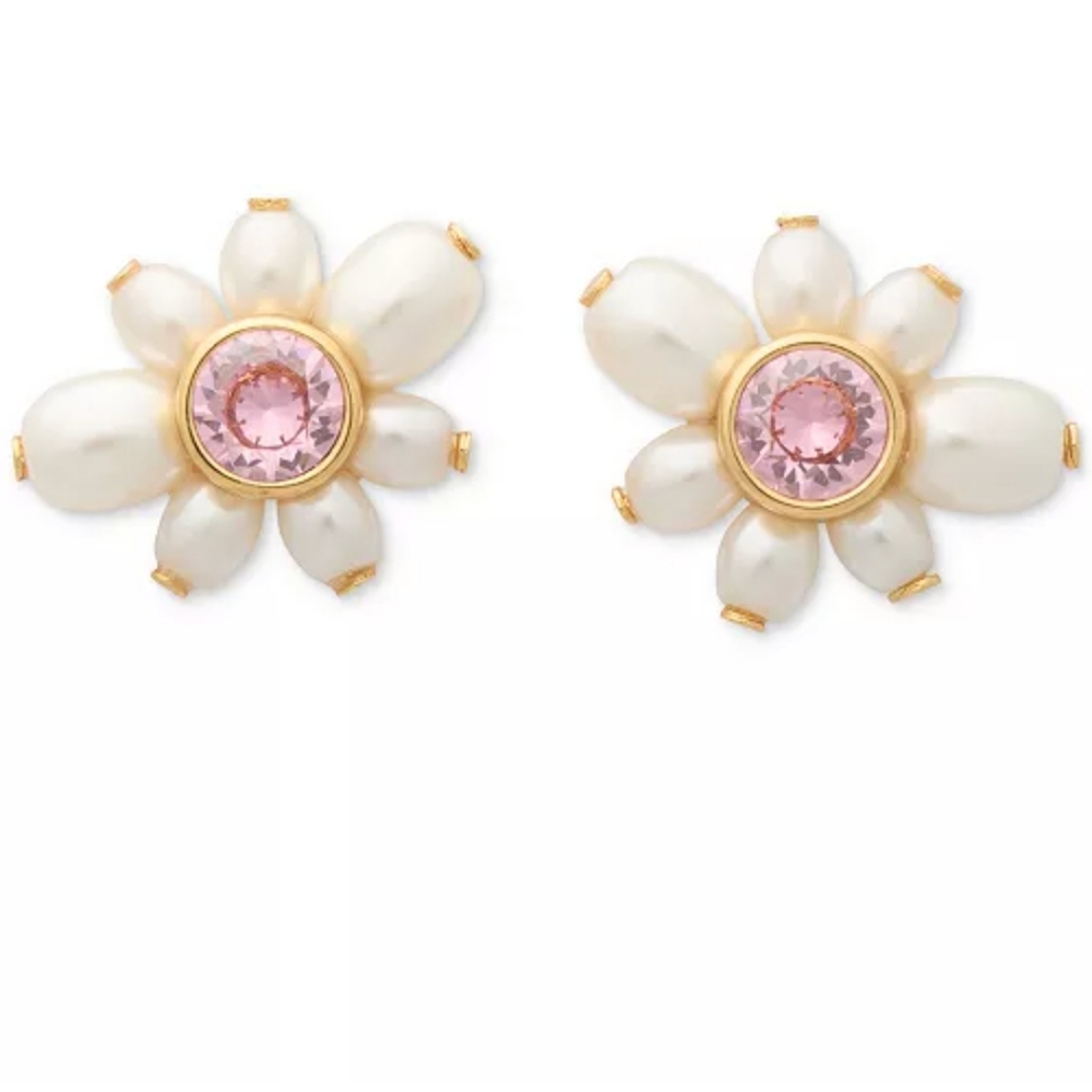 New Kate‎ Spade Pearl Flower Stud Earrings